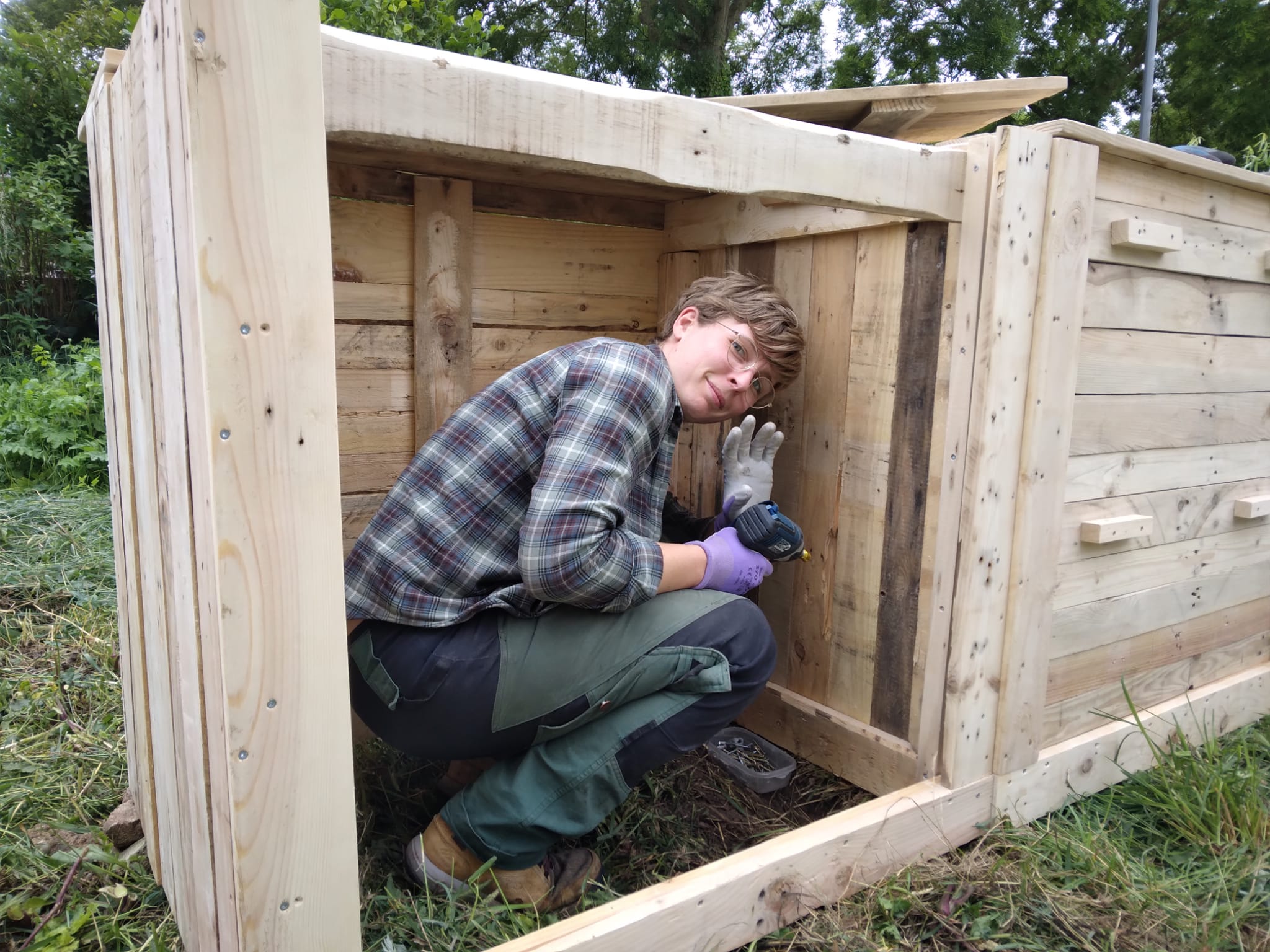 Construction d'un composteur partagé